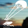 Adesivo Famiglia Papà con kitesurf con nome