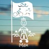 Adesivo Famiglia Papà Triathlon con nome