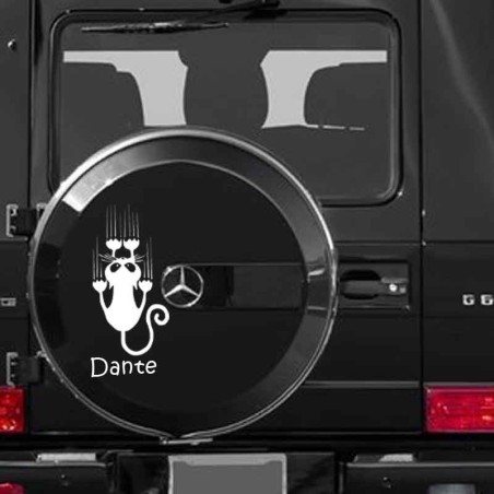 Adesivo Gatto scivoloso