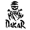 Adesivo logo teschio rally dakar