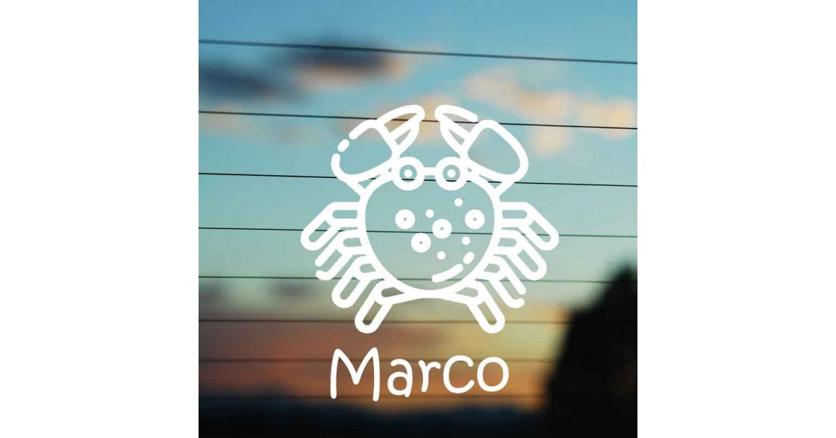 Adesivo oroscopo segno zodiacale Cancro