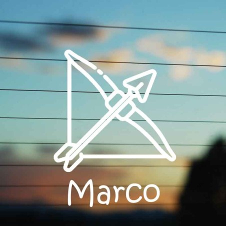 Adesivo oroscopo segno zodiacale Sagittario