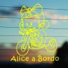 Adesivo Bimba Bicicletta