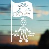 Adesivo Famiglia Papà Triathlon