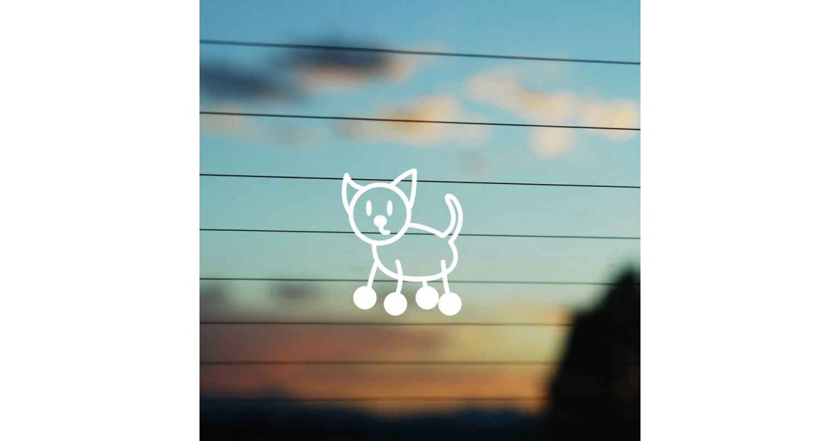 Adesivo Famiglia Gatto Cicciotto