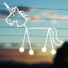 Adesivo Famiglia Unicorno