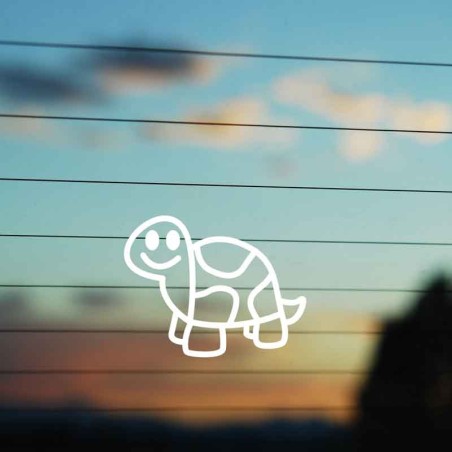 Adesivo Famiglia Tartaruga Lenta