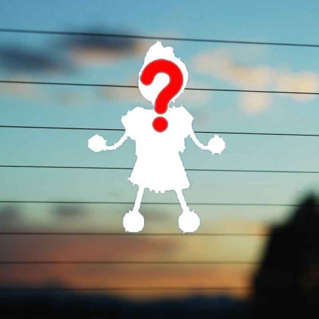 Adesivo Famiglia Bimbo Grande come vuoi tu