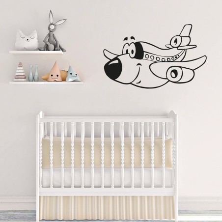 Adesivo Murale Aeroplanino