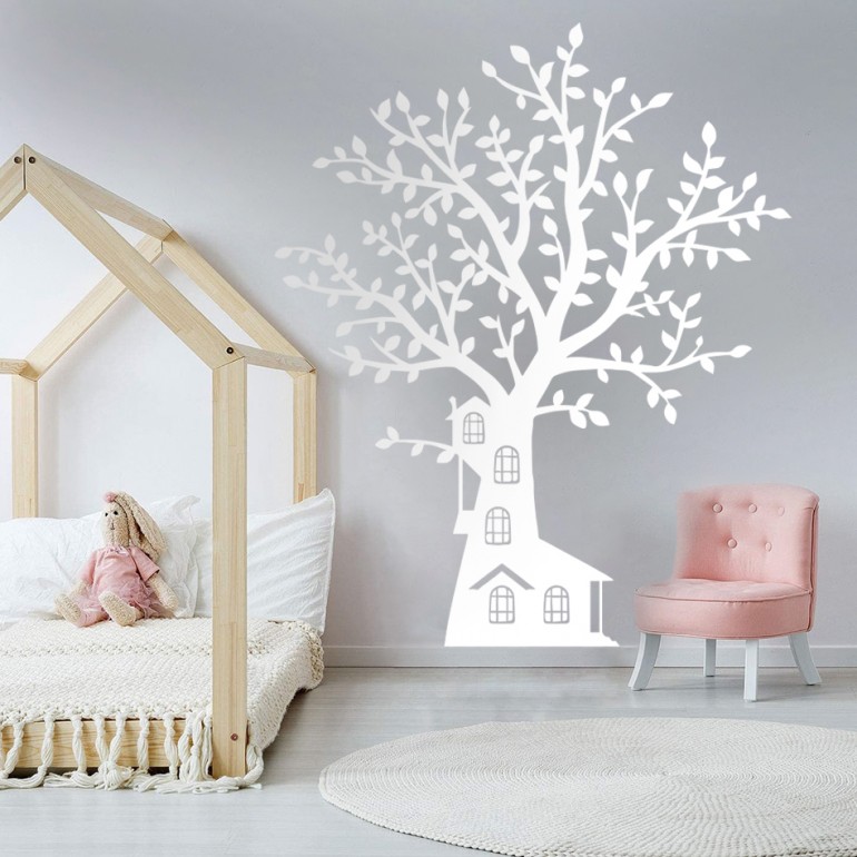 50 Cm Albero genealogico Altezza Misura Decorativi Adesivi murali Per la scuola materna Camera dei bambini Grafico di crescita Decorazioni per la casa Arte murale Fai da te Decalcomanie in pvc 120 
