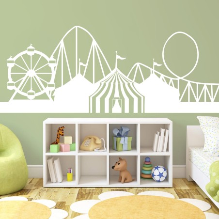 Adesivo Murale Luna Park