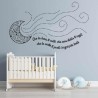 Adesivo Murale Luna Sogni d'Oro