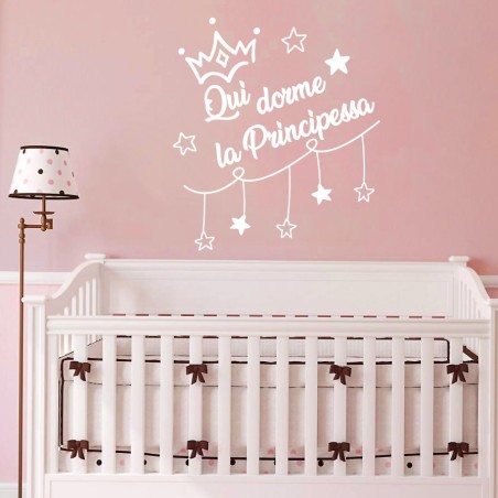 Adesivo Murale Principessa