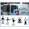 Adesivi Famiglia personalizzati Chitarrista